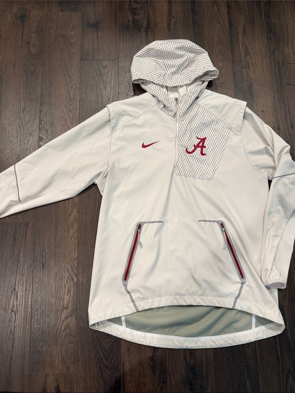 ALABAMA Nike 1/4 Zip Hooded Long sleeve pullover